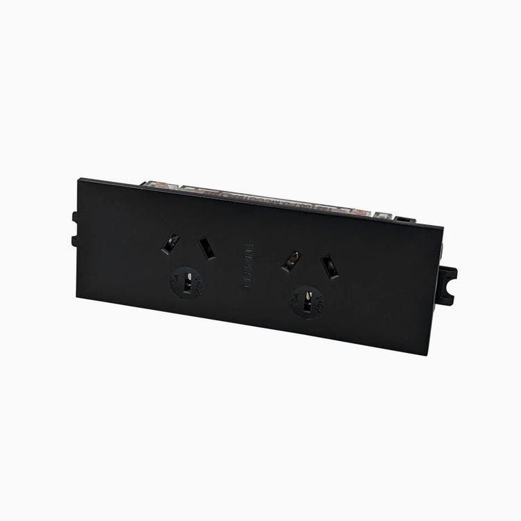 Elsafe plug in power board 2 ports - Desky