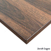 dual melamine jarrah legno desk top