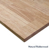 Desky mini rubberwood desktop natural rubber corner