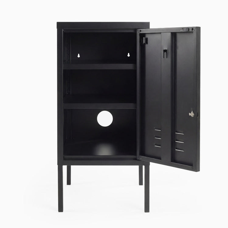 Desky Oslo Metal Locker Cabinet-Accessories-Desky-Black-Right Opening-DeskyÌâå¨ Australia