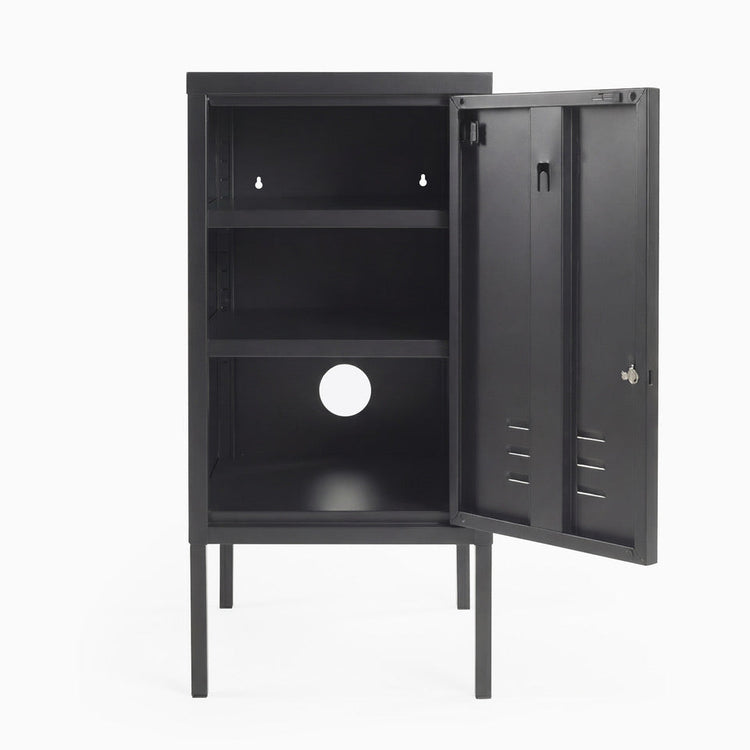 Desky Oslo Metal Locker Cabinet-Accessories-Desky-Black-Right Opening-DeskyÌâå¨ Australia