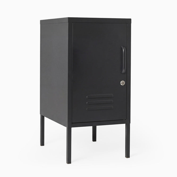 Desky Oslo Metal Locker Cabinet-Accessories-Desky-Dark Grey-Left Opening-DeskyÌâå¨ Australia