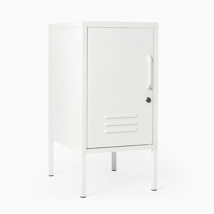 Desky Oslo Metal Locker Cabinet-Accessories-Desky-White-Left Opening-DeskyÌâå¨ Australia