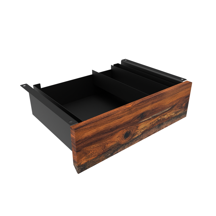 Desky Minimal Under Desk Drawer Black Pheasantwood - Desky