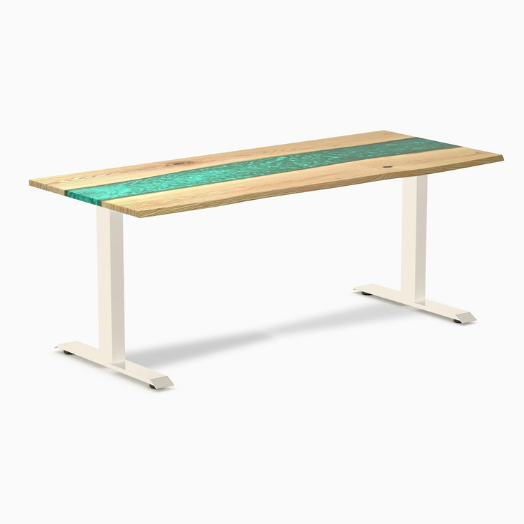 Desky Zero Resin Hardwood Office Desk