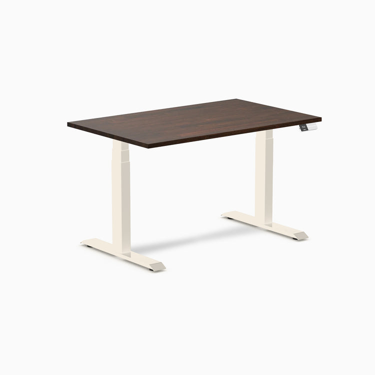 Desky Dual Rubberwood Sit Stand Desk