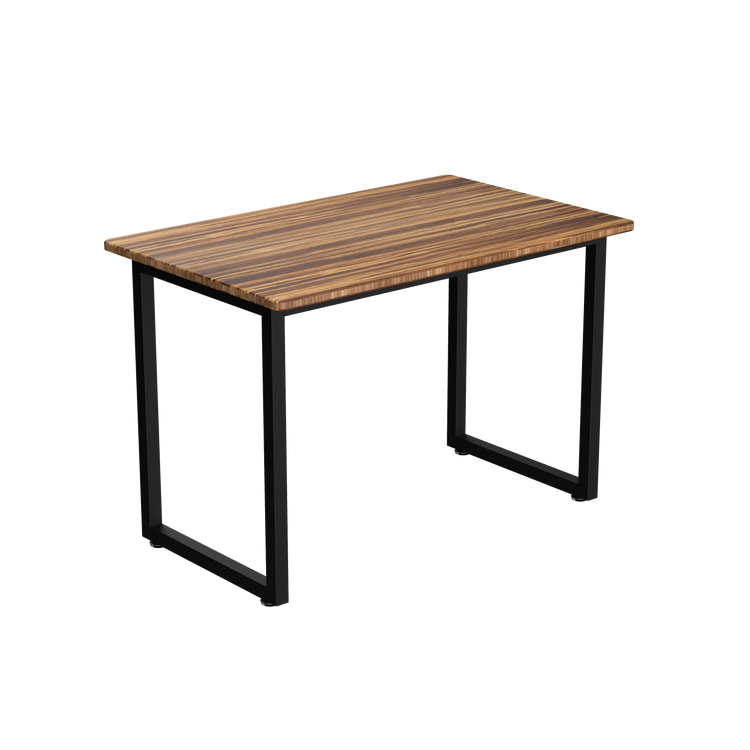 Desky Fixed Office Side Table Tiger Bamboo -Desky®