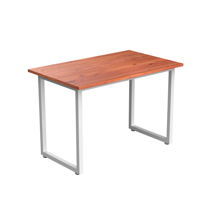 Desky Fixed Office Side Table Red Cedar -Desky®