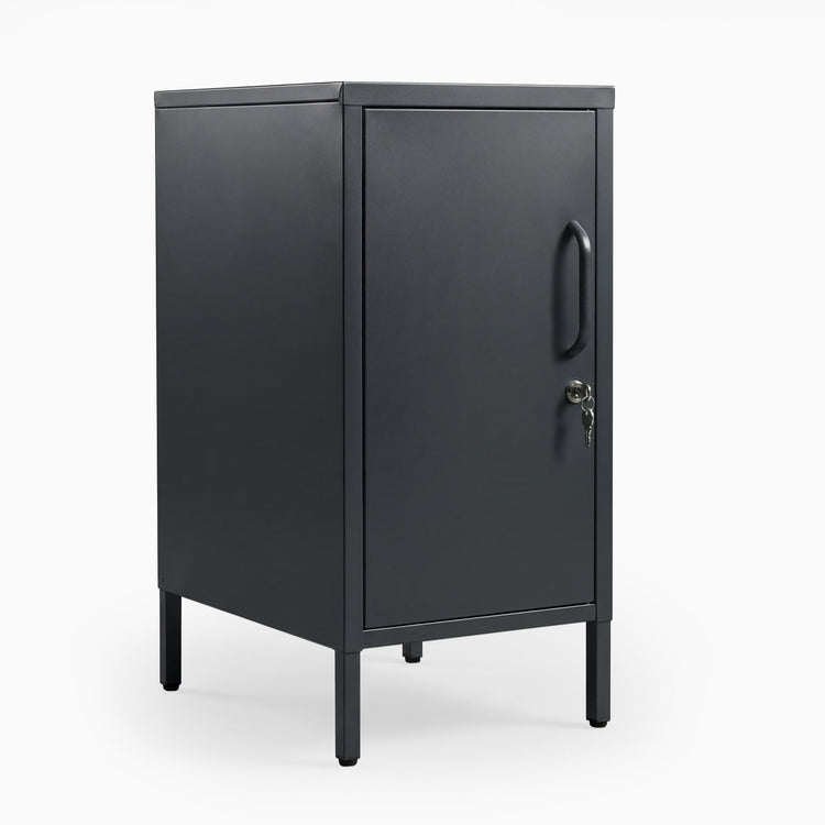 Desky Sidekick Metal Locker Cabinet-Accessories-Desky-Dark Grey-Left Opening-DeskyÌâå¨ Australia