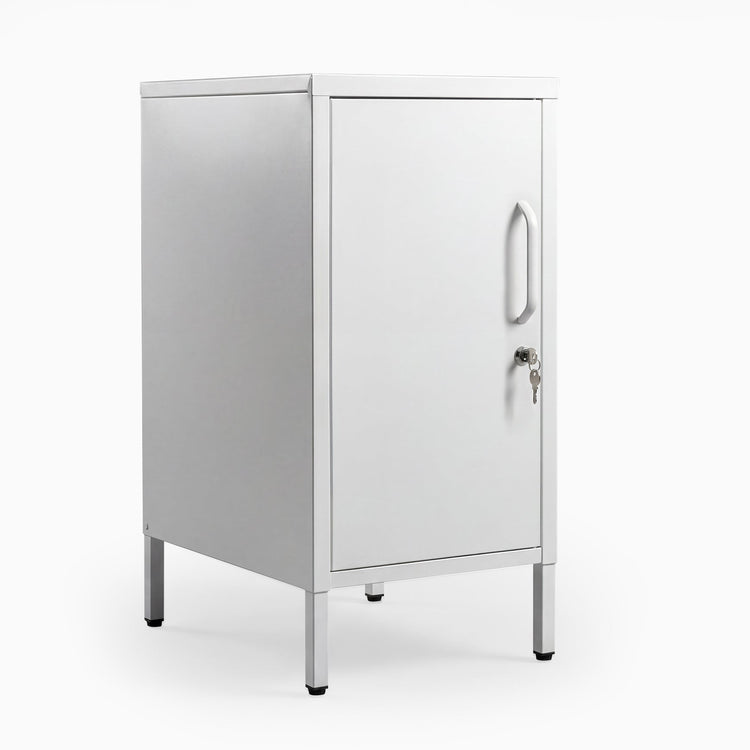 Desky Sidekick Metal Locker Cabinet-Accessories-Desky-White-Left Opening-DeskyÌâå¨ Australia