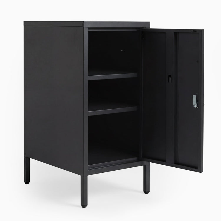 Desky Sidekick Metal Locker Cabinet-Accessories-Desky-Black-Right Opening-DeskyÌâå¨ Australia