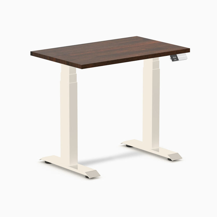 Desky Dual Mini Rubberwood Sit Stand Desk