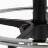 Adjustable steel foot ring swivel drafting chair