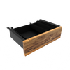 Desky Minimal Under Desk Drawer Black Teak - Desky