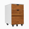Teak White minimal filing cabinet