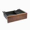 Desky Minimal Under Desk Drawer - Walnut Hardwood