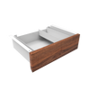 Desky Minimal Under Desk Drawer White Walnut Hardwood - Desky