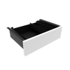 Desky Minimal Under Desk Drawer Black White - Desky