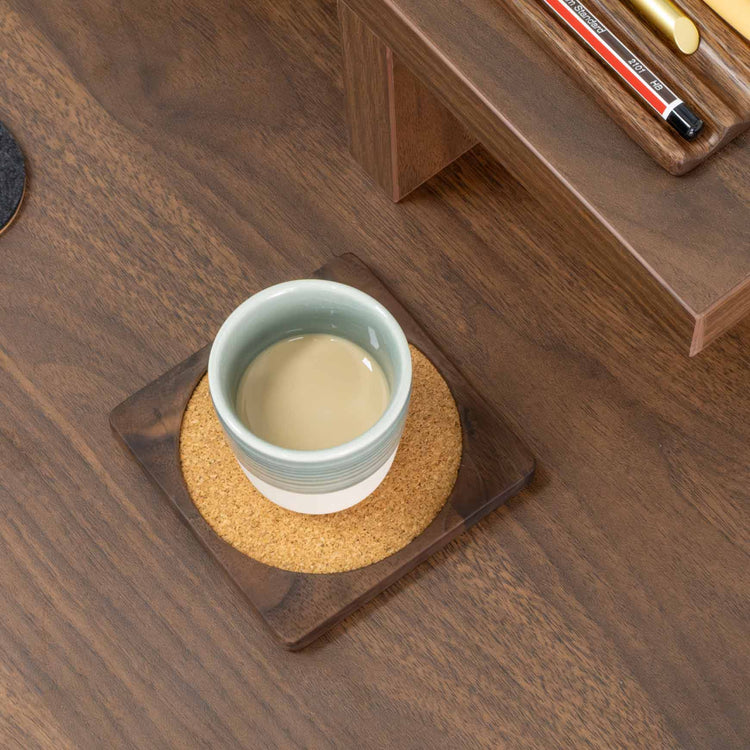 Desky Wooden Desk Accessories-Desk Organisers-Desky-Full Set Accessories-Rubberwood Walnut-DeskyÌâå¨ Australia