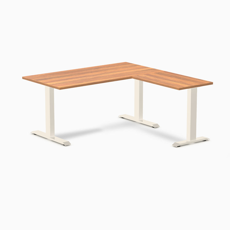 Desky Zero Melamine L-Shape Office Desk