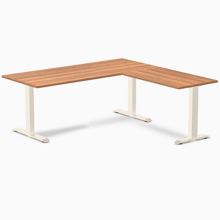 Desky Zero Melamine L-Shape Office Desk