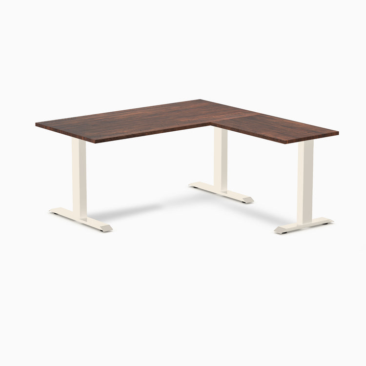 Desky Zero Softwood L-Shape Office Desk