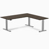 Desky Bamboo L-Shape Sit Stand Desk-L Shape Desks-Desky-Dark Bamboo-1800x750x1750x600mm-Space Grey-DeskyÌâå¨ Australia