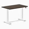 Desky Dual Mini Bamboo Sit Stand Desk-Dual Desks-Desky-Dark Bamboo-1000x600mm-White-Desky® Australia