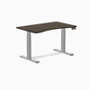 Desky Dual Ergo Edge Sit Stand Desk-Dual Desks-Desky-Dark Bamboo-1200x750mm-Grey-DeskyÌâå¨ Australia