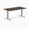Desky Zero Bamboo Office Desk-Desks-Desky-Dark Bamboo-1500x750mm-Grey-Desky® Australia