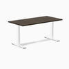 Desky Zero Bamboo Office Desk-Desks-Desky-Dark Bamboo-1500x750mm-White-Desky® Australia