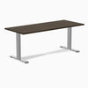Desky Zero Bamboo Office Desk-Desks-Desky-Dark Bamboo-1800x750mm-Grey-Desky® Australia