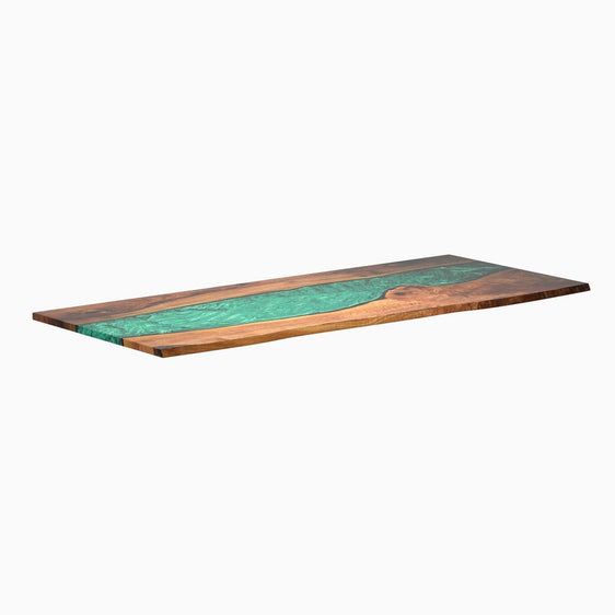 Desky Resin Hardwood Desk Tops Natural Walnut -DeskyÌâå¨