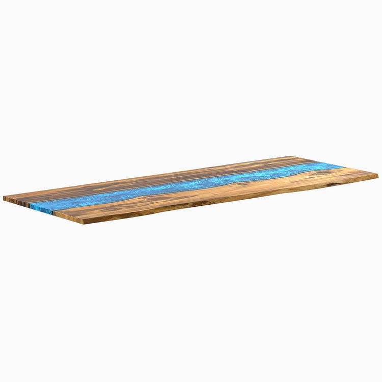 Desky Resin Hardwood Desk Tops Teak River -DeskyÌâå¨