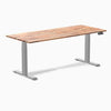 Electric dual softwood sit stand desk Acacia - Desky