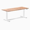 Electric dual softwood sit stand desk Acacia - Desky