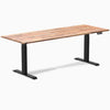 Electric dual softwood sit stand desk Acacia - Desky