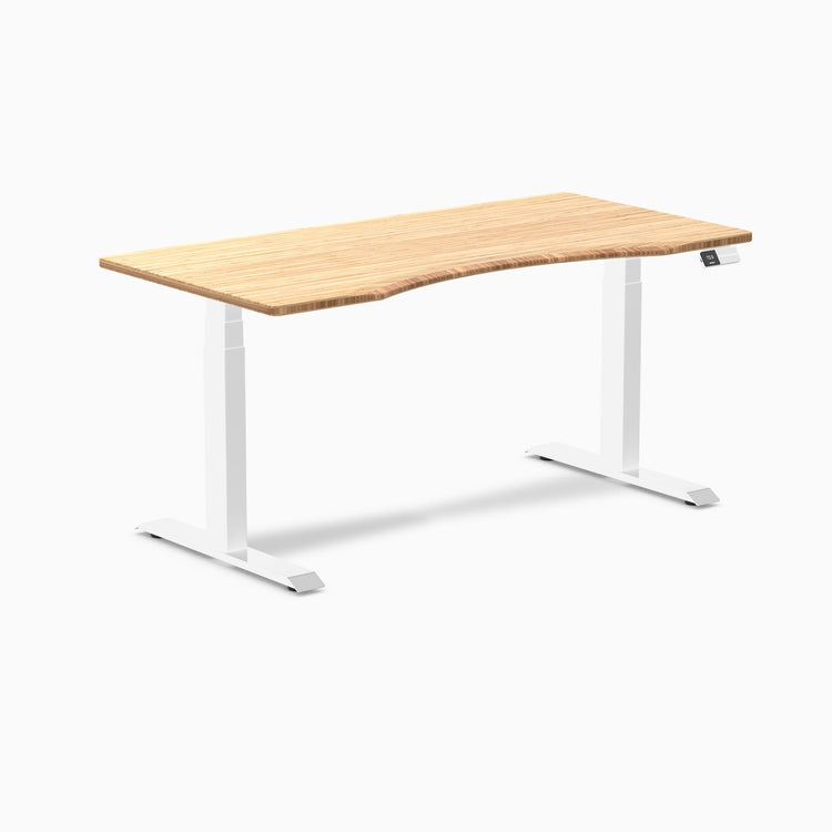 dual ergo edge standing desk bamboo