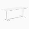 Electric dual ergo edge standing desk white - Desky