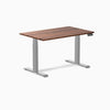 Desky Dual Hardwood Sit Stand Desk-Dual Desks-Desky-Walnut-1200x750mm-Grey-DeskyÌâå¨ Australia
