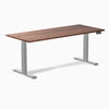 Desky Dual Hardwood Sit Stand Desk-Dual Desks-Desky-Walnut-1800x750mm-Grey-DeskyÌâå¨ Australia