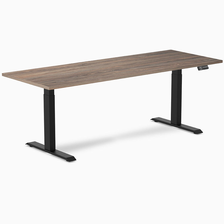 Desky Dual Melamine Sit Stand Desk