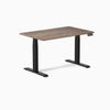 Electric Dual melamine sit stand desk natural walnut desktop - Desky