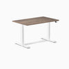 Electric Dual melamine sit stand desk natural walnut desktop - Desky