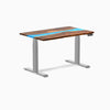 Electric resin hardwood sit stand desk Pheasantwod Blue river - Desky