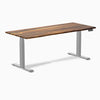 Desky Dual Hardwood Sit Stand Desk-Dual Desks-Desky-Pheasantwood-1800x750mm-Grey-DeskyÌâå¨ Australia