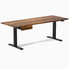 Electric dual standing desk hardwood with drawer Pheasantwood - Desky