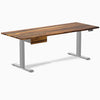 Electric dual standing desk hardwood with drawer Pheasantwood - Desky