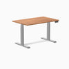 Desky Dual Melamine Sit Stand Desk-Dual Desks-Desky-Prime Oak-1200x750mm-Grey-DeskyÌâå¨ Australia