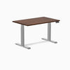 Electric Dual Rubberwood Sit Stand Desk red walnut - Desky